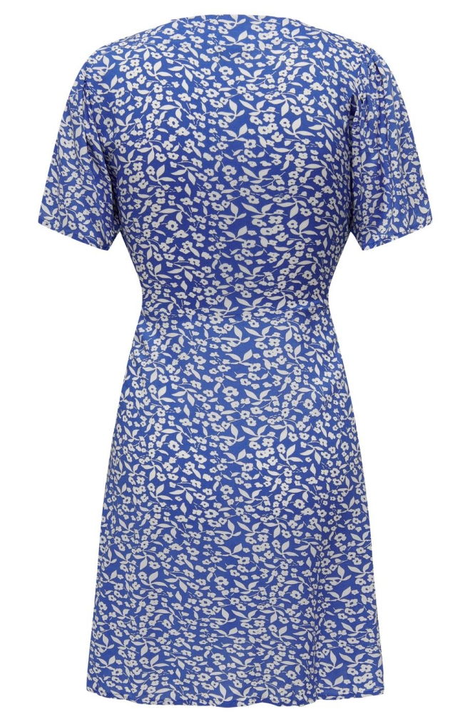ONLEVIDA S/S SHORT DRESS WVN NOOS 15237382 NEBULAS BLUE/HANNA FLOW